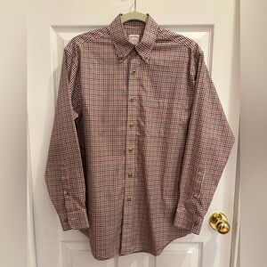 Brooks Brothers Non-Iron Dress Shirt - Size S - Regent Fit Tattersall Check